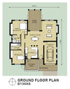 2 Bedroom Bali House Plan - B134AS Photo