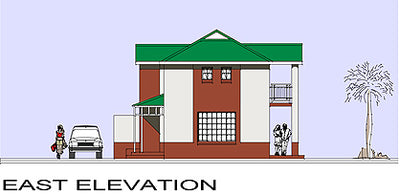 3 Bedroom Colonial House Plan - C118AS Photo
