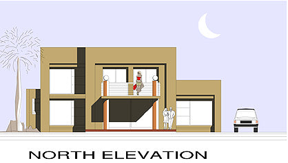 4 Bedroom Modern House Plan - M225CS