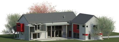 4 Bedroom Contemporary House Plan - CN467AW Photo