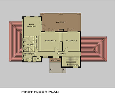 3 Bedroom Bali House Plan - B385AS Photo
