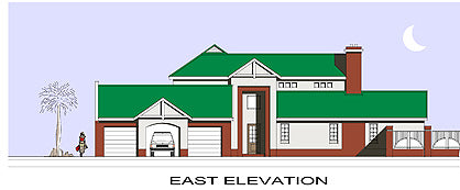 4 Bedroom Colonial House Plan - C563AE Photo