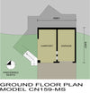 3 Bedroom Contemporary House Plan - CN159MS Photo