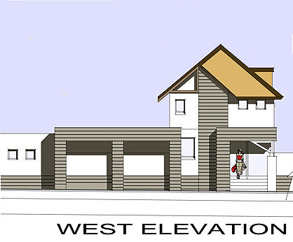 2 Bedroom Contemporary House Plan - CN186MW