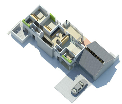 3 Bedroom Contemporary House Plan - CN223AS Photo