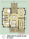 2 Bedroom Bali House Plan - B133AS Photo