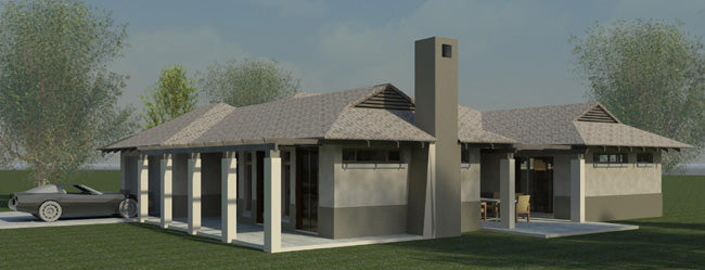 3 Bedroom Bali House Plan - B180AS