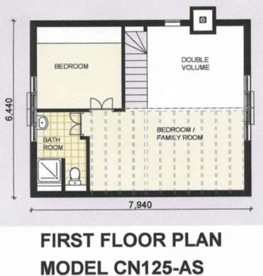 3 Bedroom Contemporary House Plan - CN125AS Photo