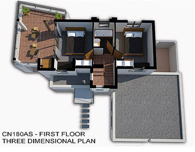 3 Bedroom Contemporary House Plan - CN180AS Photo