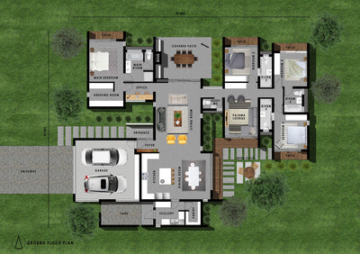 4 Bedroom Contemporary House Plan - CN304AW Photo