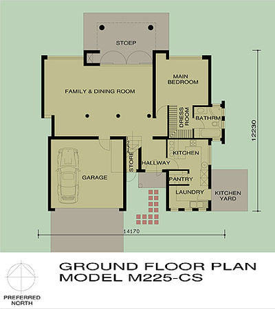 4 Bedroom Modern House Plan - M225CS Photo
