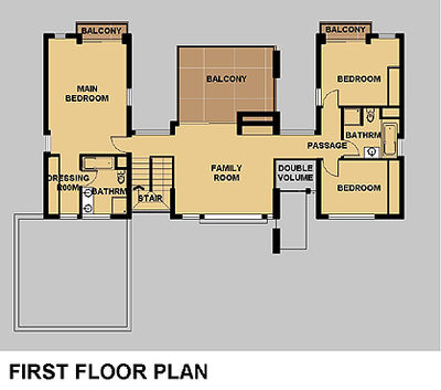 4 Bedroom Modern House Plan - M320AS Photo