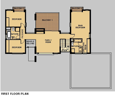 4 Bedroom Modern House Plan - M349AW Photo