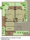 2 Bedroom Townhouse House Plan - TW240AS Photo