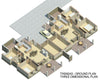2 Bedroom Townhouse House Plan - TW242AS Photo