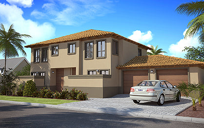 3 Bedroom Townhouse House Plan - TW279AS