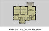 3 Bedroom Colonial House Plan - C150AS Photo