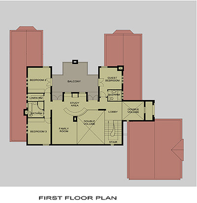 4 Bedroom Colonial House Plan - C563AE Photo