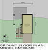 2 Bedroom Contemporary House Plan - CN106MS Photo