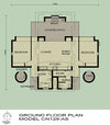 2 Bedroom Contemporary House Plan - CN129AS Photo