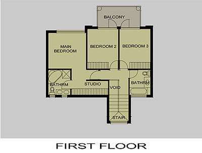3 Bedroom Modern House Plan - M228AS Photo