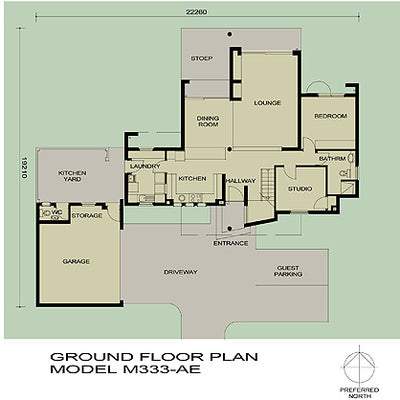 4 Bedroom Modern House Plan - M333AE Photo