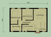 2 Bedroom Traditional House Plan - TR60AS Photo